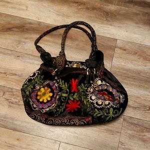 Vintage Purse velvet knit... Great Condition  and roomy.  One of a kind